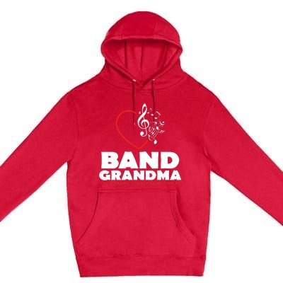 Funny Marching Band Grandma Music Lover Percussion Mom Gift Premium Pullover Hoodie