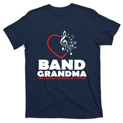 Funny Marching Band Grandma Music Lover Percussion Mom Gift T-Shirt