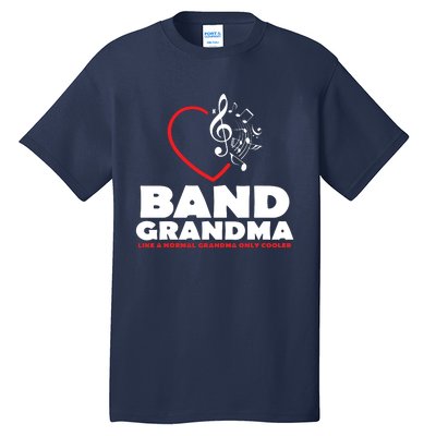 Funny Marching Band Grandma Music Lover Percussion Mom Gift Tall T-Shirt