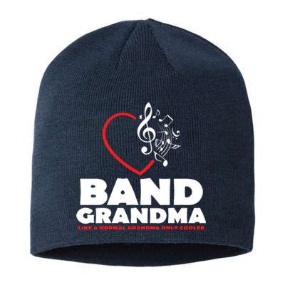 Funny Marching Band Grandma Music Lover Percussion Mom Gift Sustainable Beanie