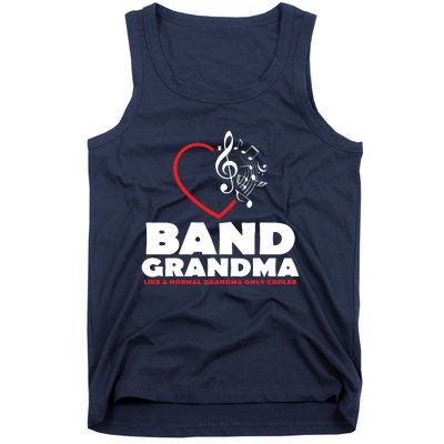 Funny Marching Band Grandma Music Lover Percussion Mom Gift Tank Top