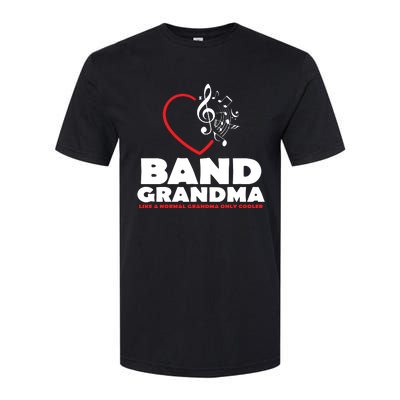 Funny Marching Band Grandma Music Lover Percussion Mom Gift Softstyle CVC T-Shirt