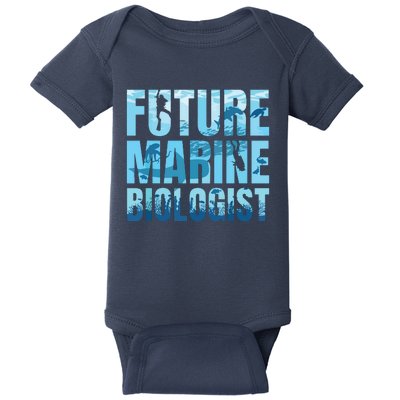 Future Marine Biologist Ocean Biology Marine Life Gift Baby Bodysuit