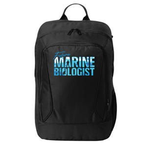 Future Marine Biologist Ocean Student Biology Gift City Backpack