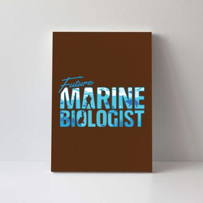 Future Marine Biologist Ocean Student Biology Gift Canvas