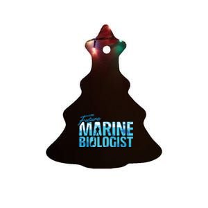 Future Marine Biologist Ocean Student Biology Gift Ceramic Tree Ornament