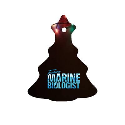 Future Marine Biologist Ocean Student Biology Gift Ceramic Tree Ornament