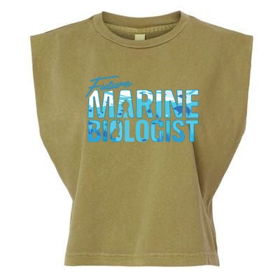 Future Marine Biologist Ocean Student Biology Gift Garment-Dyed Women's Muscle Tee