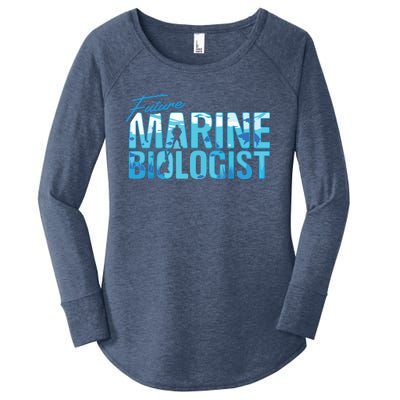 Future Marine Biologist Ocean Student Biology Gift Women's Perfect Tri Tunic Long Sleeve Shirt