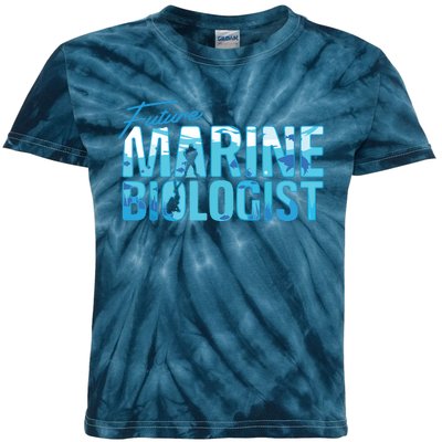 Future Marine Biologist Ocean Student Biology Gift Kids Tie-Dye T-Shirt