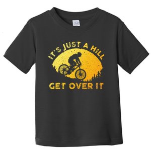 Funny Mountain Biking Art For Women Trail Mountain Bike Toddler T-Shirt