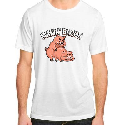 Funny Making Bacon For Women Cool Pig Bacon Joke Adult ChromaSoft Performance T-Shirt