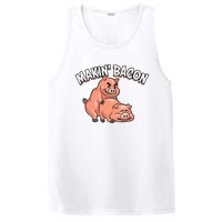 Funny Making Bacon For Women Cool Pig Bacon Joke PosiCharge Competitor Tank