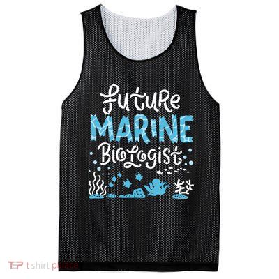 Future Marine Biologist Student Mesh Reversible Basketball Jersey Tank