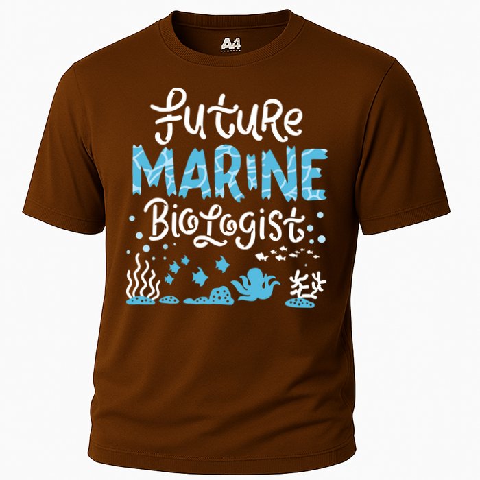 Future Marine Biologist Student Cooling Performance Crew T-Shirt