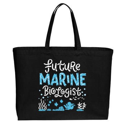 Future Marine Biologist Student Cotton Canvas Jumbo Tote