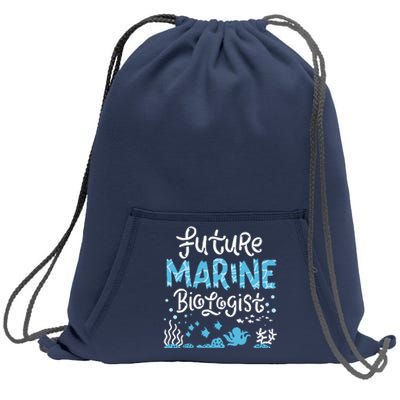 Future Marine Biologist Student Sweatshirt Cinch Pack Bag