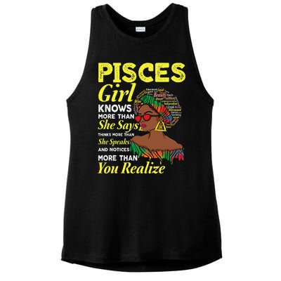 February March birthday astrology Zodiac sign Pisces queen Ladies PosiCharge Tri-Blend Wicking Tank