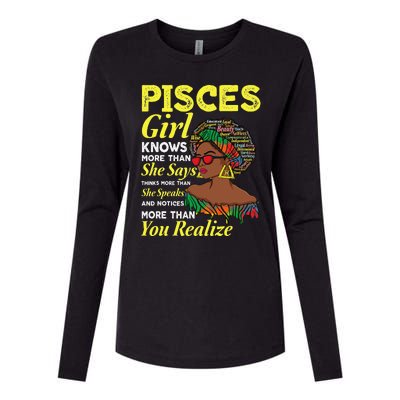 February March birthday astrology Zodiac sign Pisces queen Womens Cotton Relaxed Long Sleeve T-Shirt