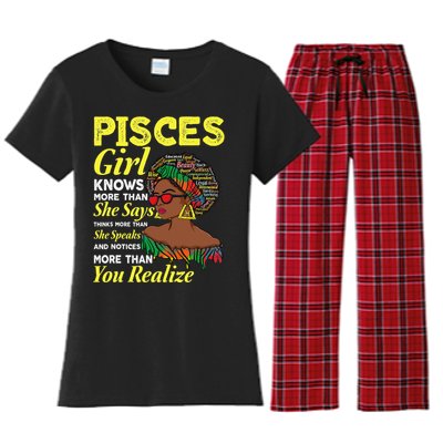 February March birthday astrology Zodiac sign Pisces queen Women's Flannel Pajama Set