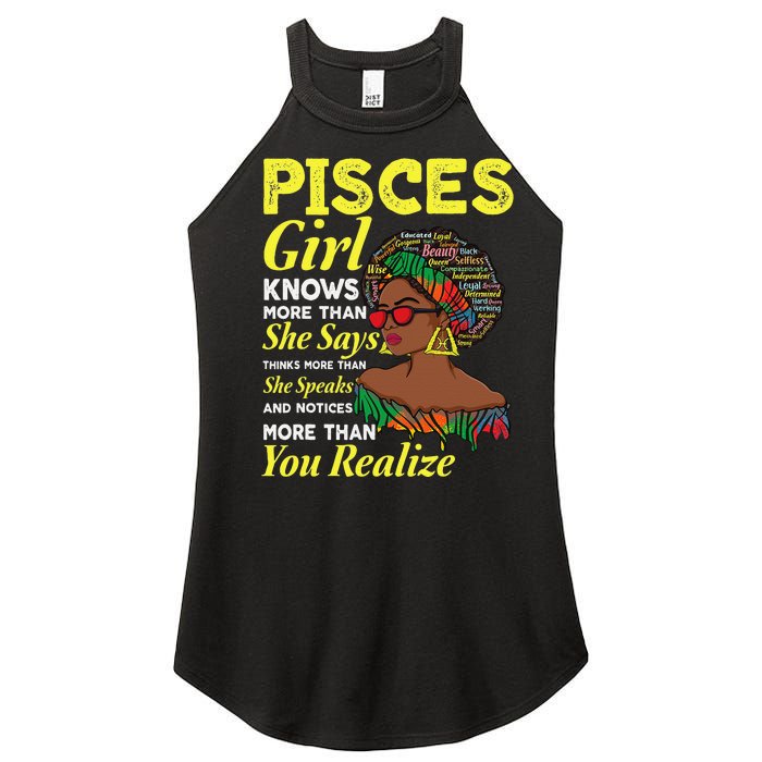 February March birthday astrology Zodiac sign Pisces queen Women's Perfect Tri Rocker Tank