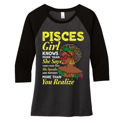 February March birthday astrology Zodiac sign Pisces queen Women's Tri-Blend 3/4-Sleeve Raglan Shirt