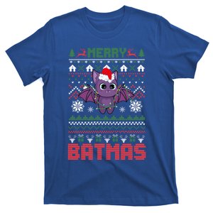 Funny Merry Batmas Ugly Christmas Bat Santa Hat Meaningful Gift T-Shirt