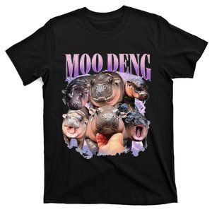 Funny Moodeng Baby Pygmy Hippo Cute Zoo For Family Gift T-Shirt