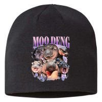 Funny Moodeng Baby Pygmy Hippo Cute Zoo For Family Gift Sustainable Beanie