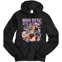 Funny Moodeng Baby Pygmy Hippo Cute Zoo For Family Gift Tie Dye Hoodie