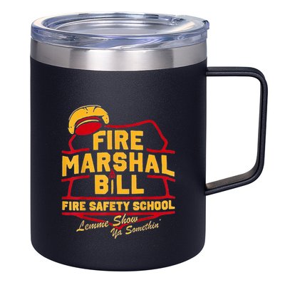 Fire Marshal Bill Safety School Funny Firefighter 12oz Stainless Steel Coffee Mug