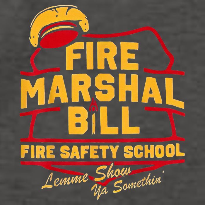 Fire Marshal Bill Safety School Funny Firefighter Vector Backpack