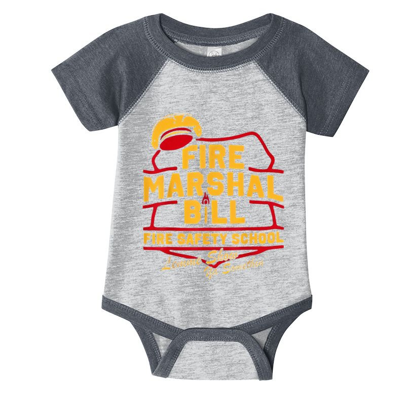 Fire Marshal Bill Safety School Funny Firefighter Infant Baby Jersey Bodysuit