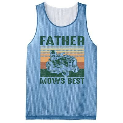 Father Mows Best Lawn Care Dad Mowing Gardener FatherS Day Mesh Reversible Basketball Jersey Tank