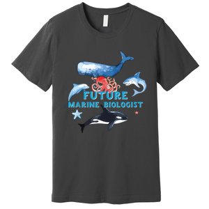 Future Marine Biologist Aspirational Boy Girl Premium T-Shirt