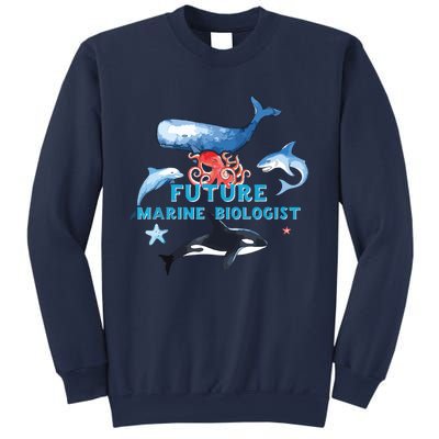 Future Marine Biologist Aspirational Boy Girl Sweatshirt