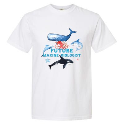 Future Marine Biologist Aspirational Boy Girl Garment-Dyed Heavyweight T-Shirt