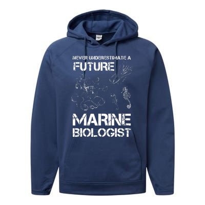 Future Marine Biologist Performance Fleece Hoodie