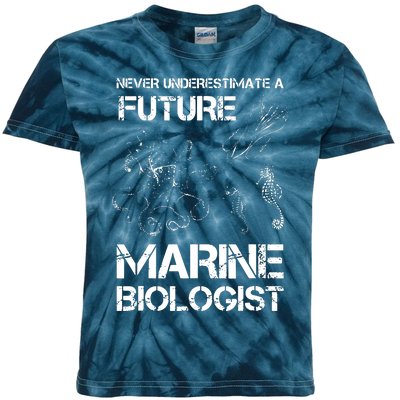 Future Marine Biologist Kids Tie-Dye T-Shirt