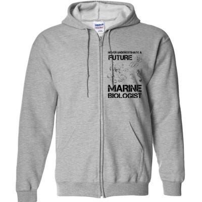 Future Marine Biologist Full Zip Hoodie