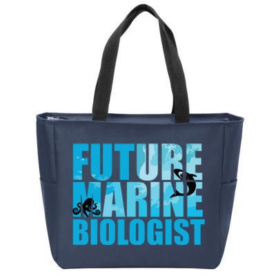 Future Marine Biologist Ocean Study Gift For Men Women Zip Tote Bag