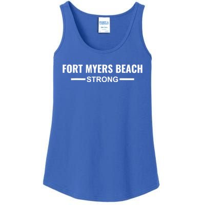 Fort Myers Beach Strong Community Strength Prayer Support Ladies Essential Tank