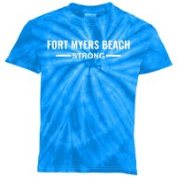 Fort Myers Beach Strong Community Strength Prayer Support Kids Tie-Dye T-Shirt