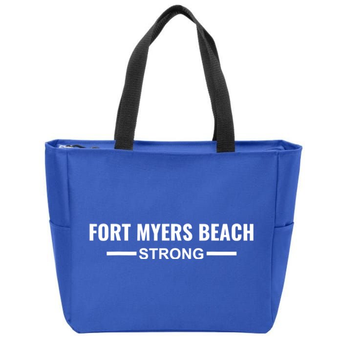 Fort Myers Beach Strong Community Strength Prayer Support Zip Tote Bag