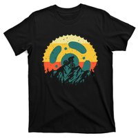 Funny Mountain Bike Art For  Vintage Cycling Gear T-Shirt