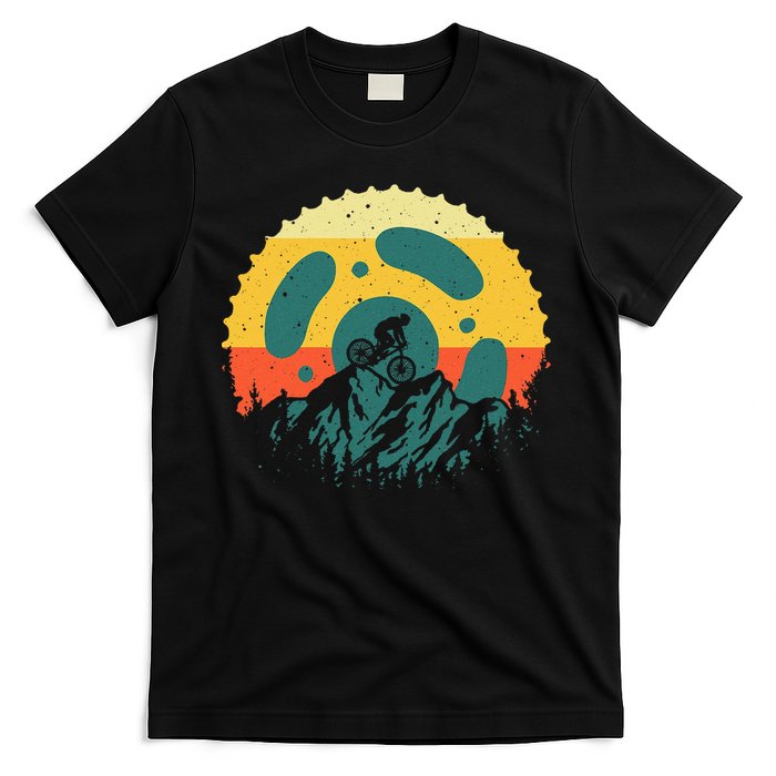 Funny Mountain Bike Art For  Vintage Cycling Gear T-Shirt