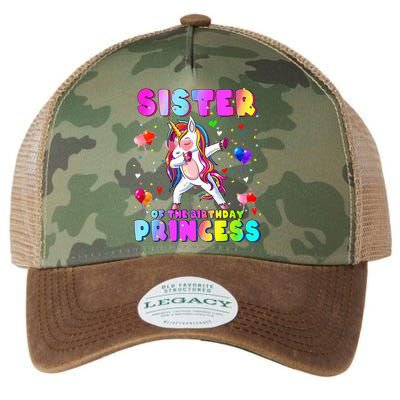 Family Matching Birthday Princess Dabbing Unicorn Sister Legacy Tie Dye Trucker Hat