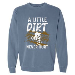 Funny Mountain Bike Gift For Mountain Biker MTB Garment-Dyed Sweatshirt