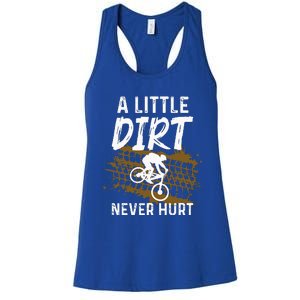 Funny Mountain Bike Gift For Mountain Biker MTB Women's Racerback Tank