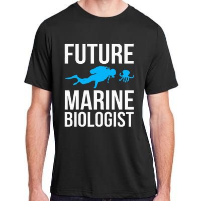 Future Marine Biologist Gift For Students Sea Life Adult ChromaSoft Performance T-Shirt